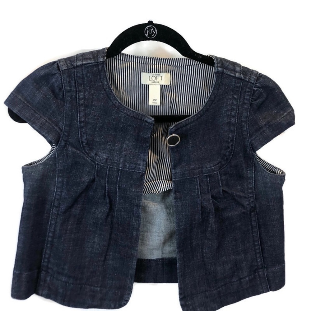 Loft blue jean jacket